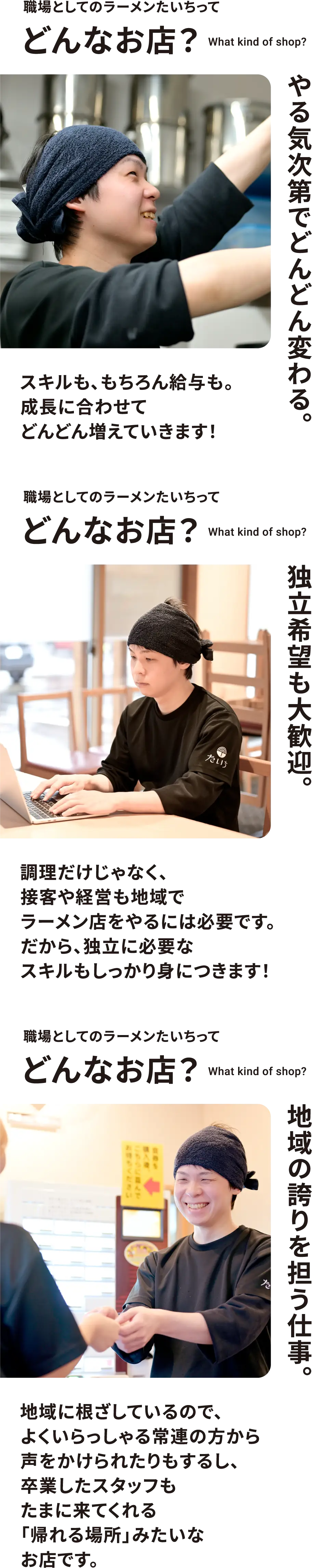 店長候補（正社員）